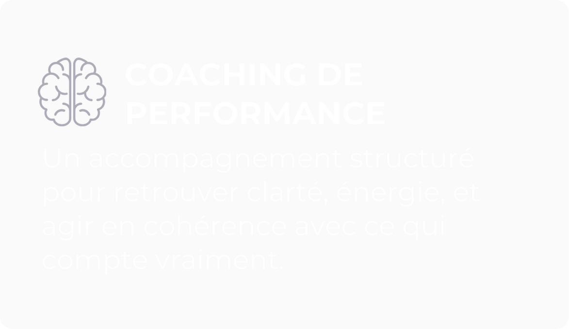 Coaching performance